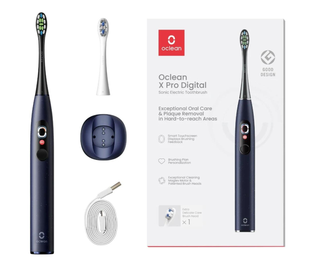Oclean OUTLET - X Pro Digital granatowy - 1479624 - zdjęcie